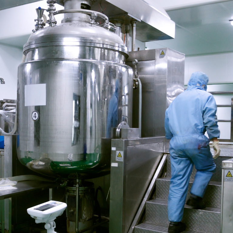 Reactor at a factory