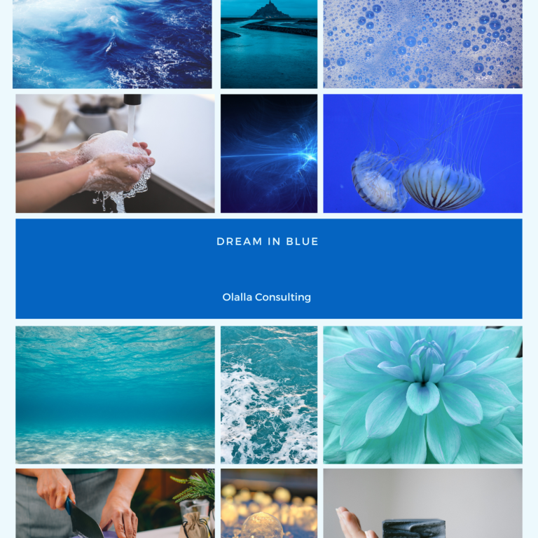 Mood Board colour blue Mood Board colour blue